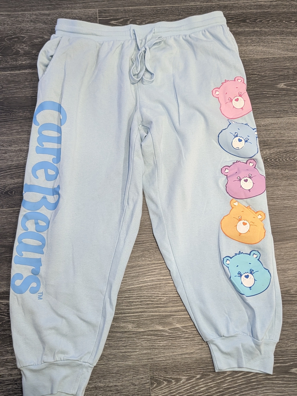 Care Bears Light Blue Women's Sweatpants with Care Bear Graphic